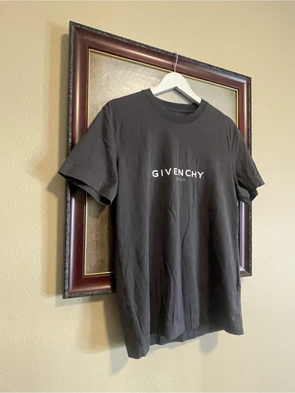 Givenchy Black Short Sleeve Logo Tee